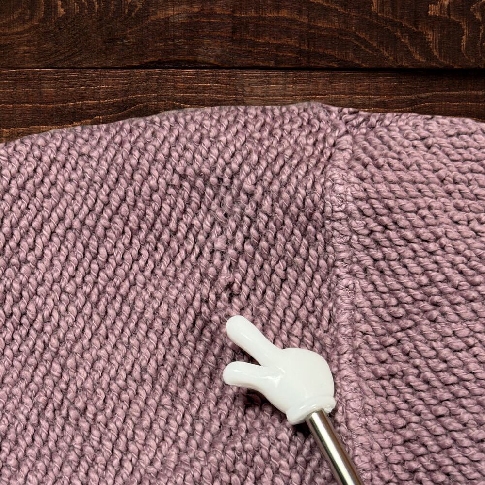 Free People We The Free Zip Neck Oversized Sweater Lavender Slouchy Pullover XS - Picture 8 of 11